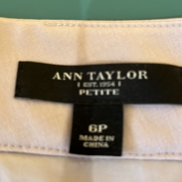 Ann Taylor Dove grey short skirt - Picture 2 of 5